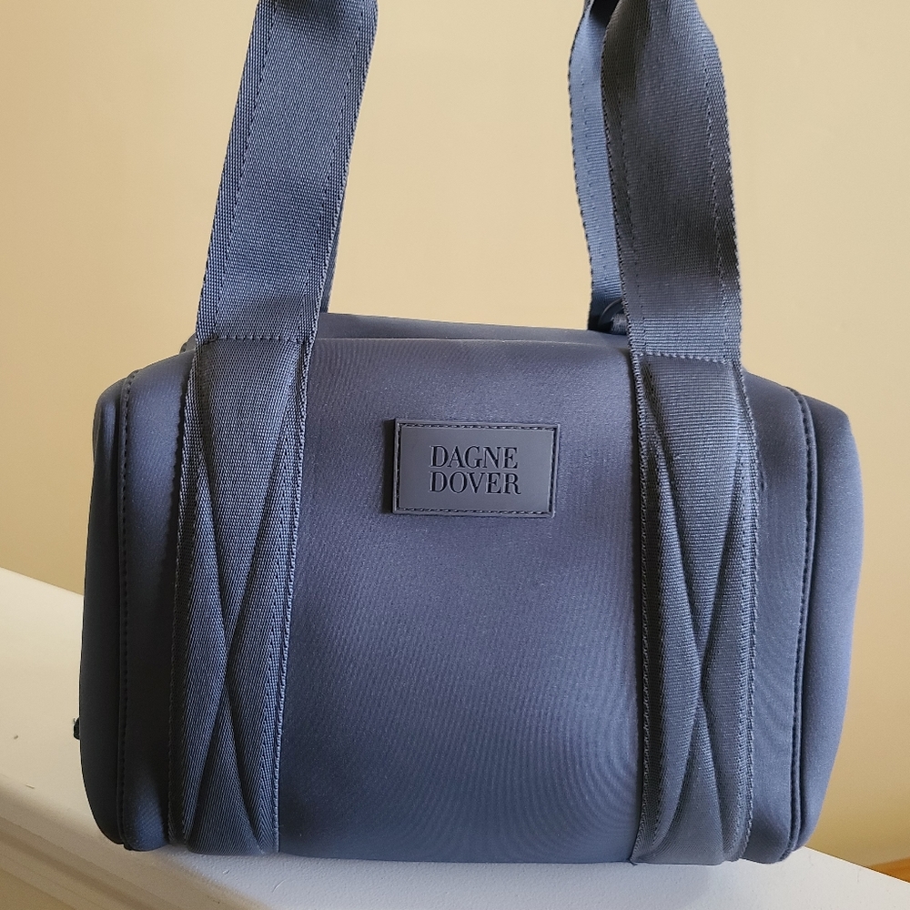 Neoprene Blue-Gray Bag in Excellent Condition